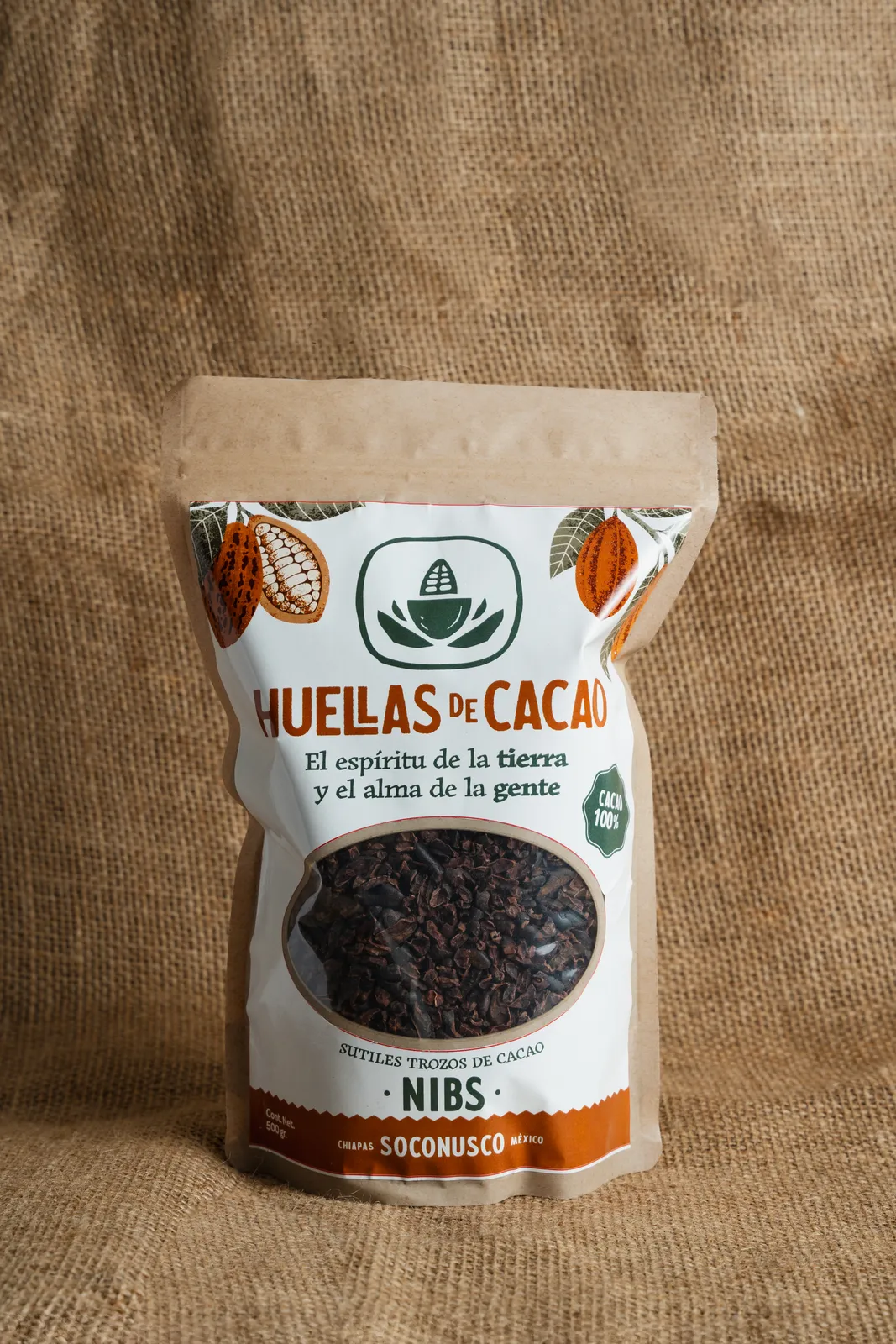 Nibs de cacao fermentado 